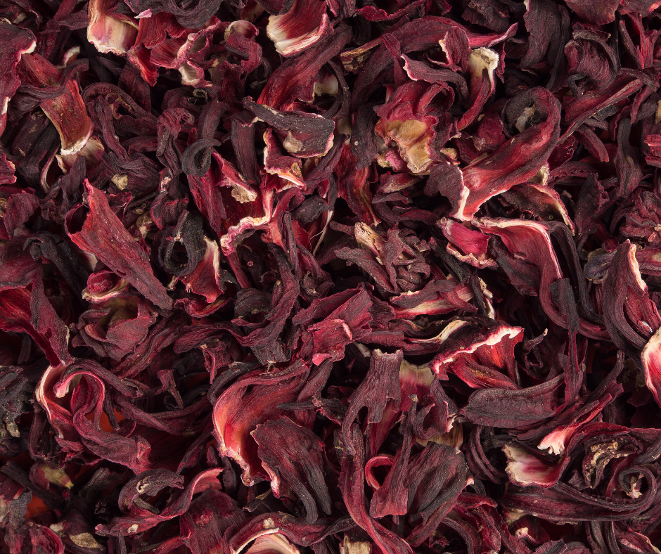 Pétales d'hibiscus séchés
