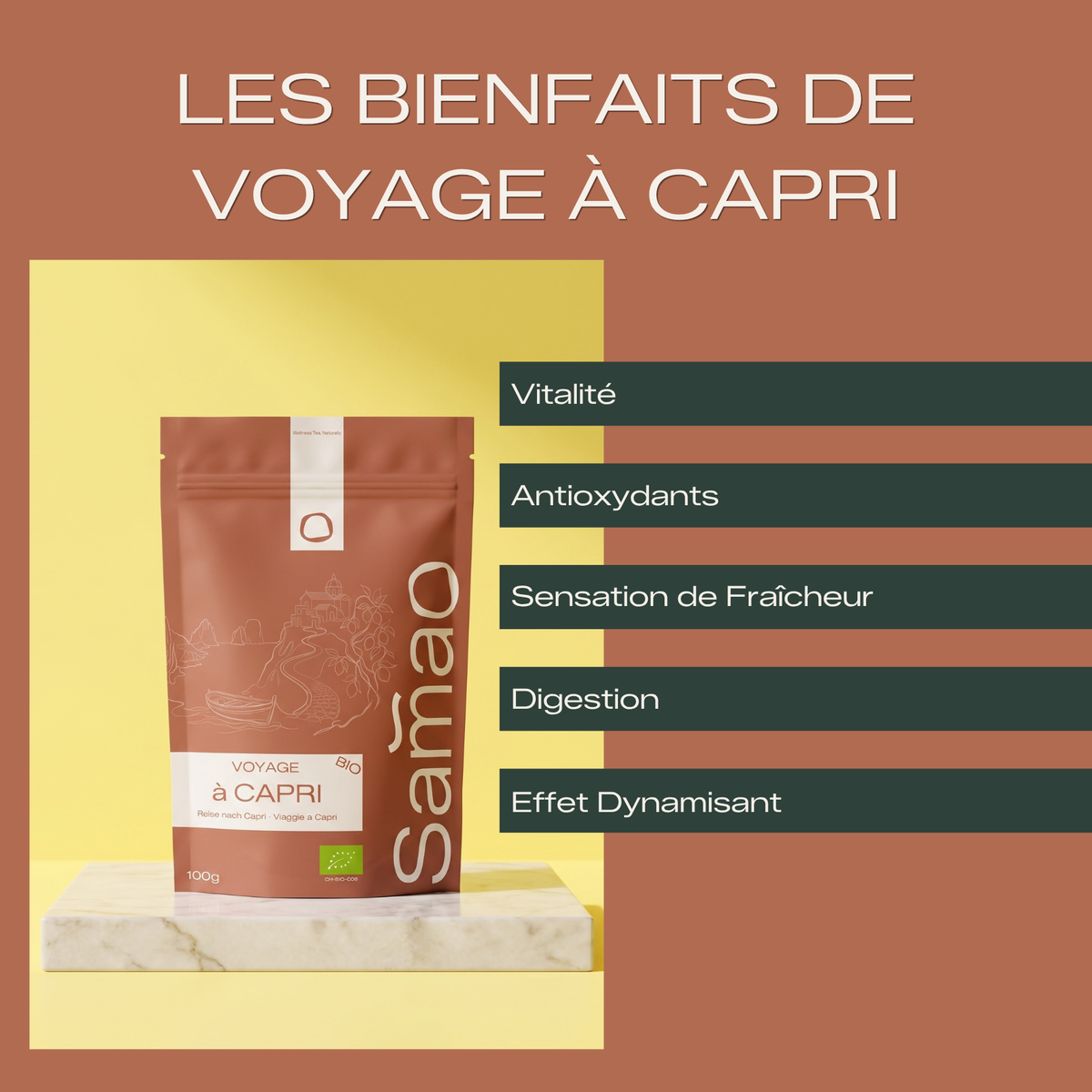 Thé Noir Bio - Voyage à Capri