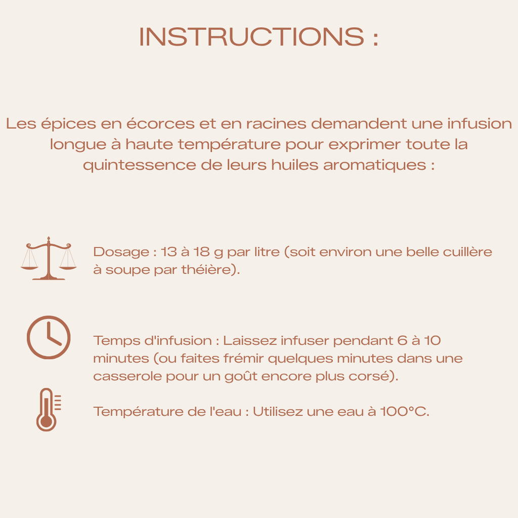 Infusion d'Épices Bio - Chaï