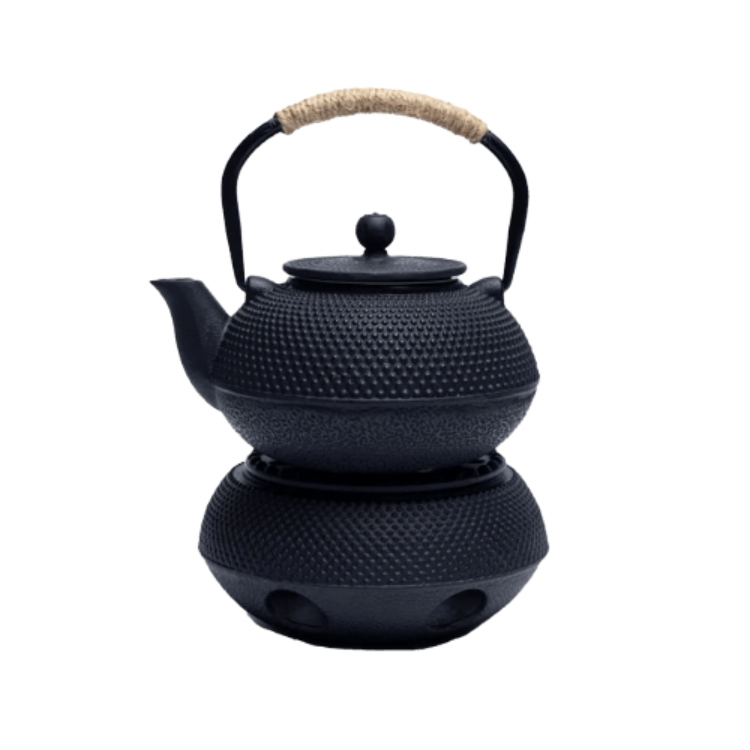 Chauffe-Théière en Fonte Style Japonais (Chauffe-Plat Tetsubin)
