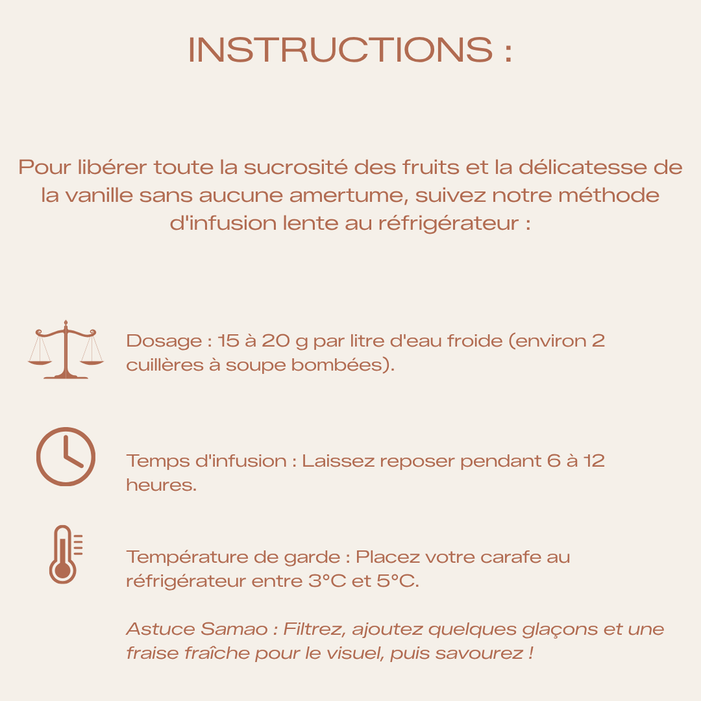 Infusion aux Fruits Bio - Dis-moi oui ! (Cold Brew)