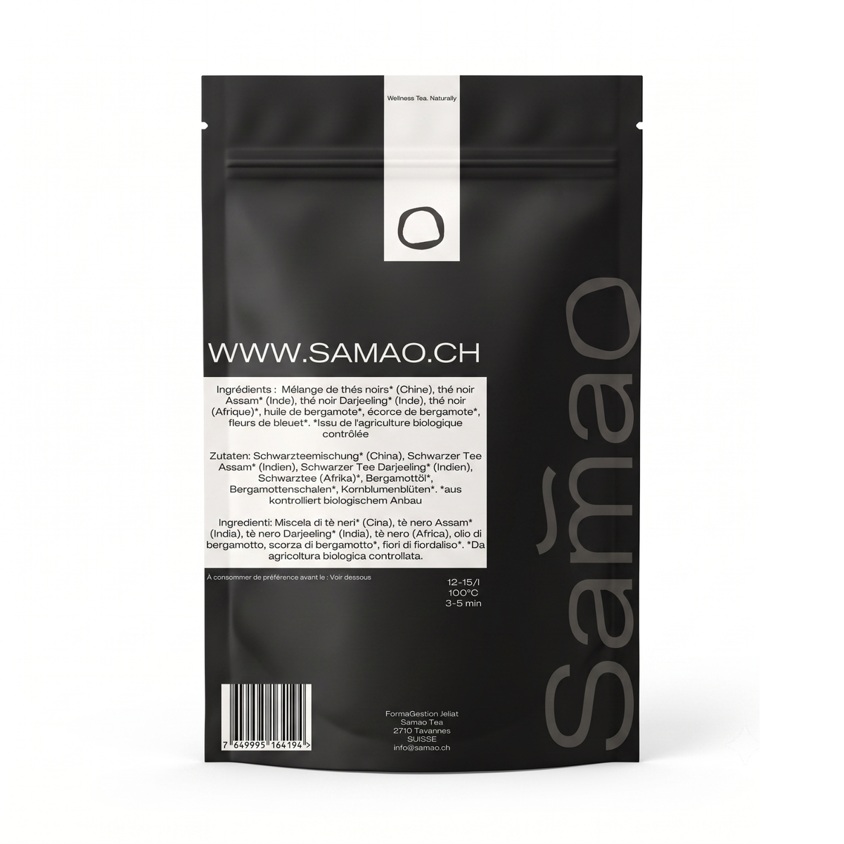 Thé Noir Bio - Earl Grey Deluxe