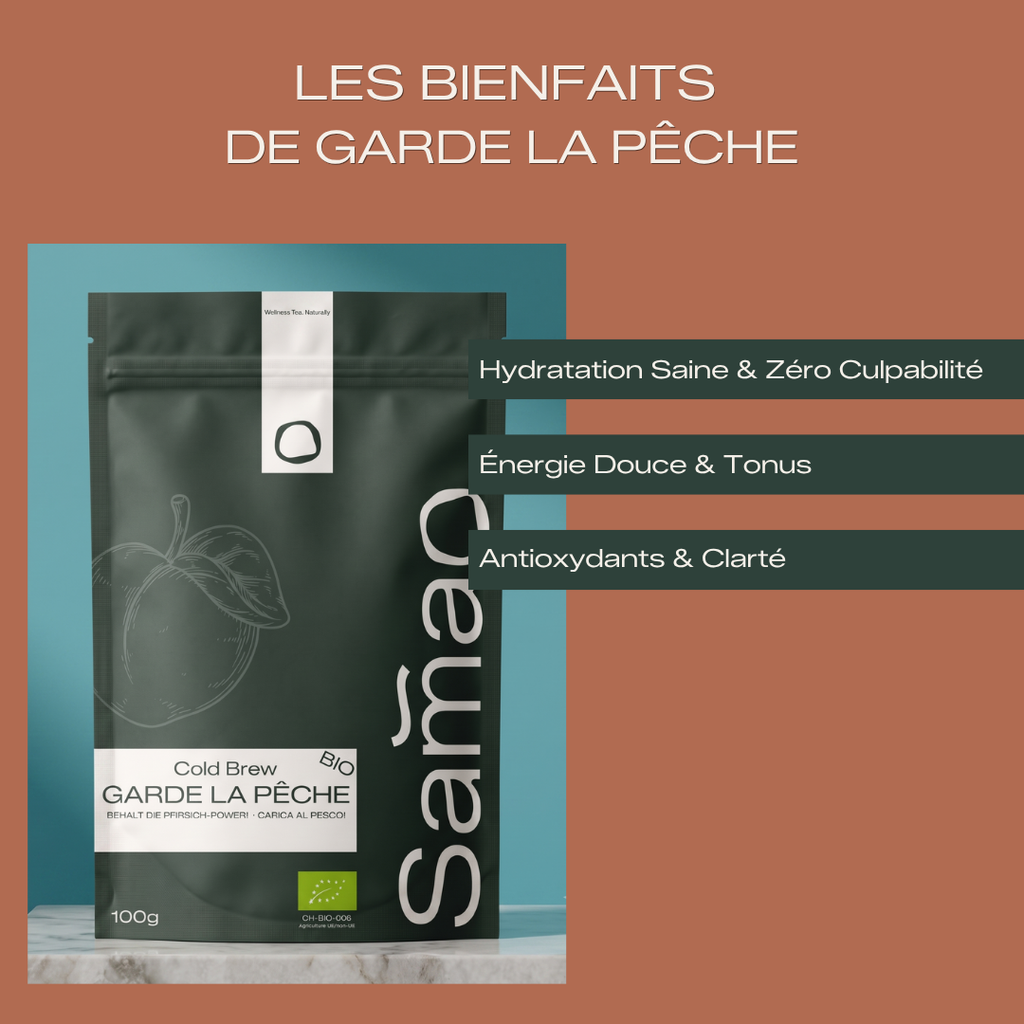 Thé Glacé Bio Garde la pêche - Cold Brew Premium