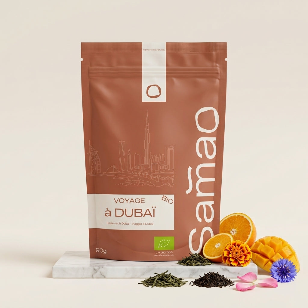 Thé Vert & Noir Bio - Voyage à Dubaï
