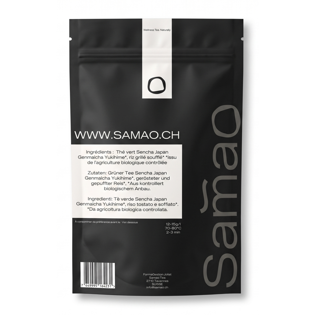 Thé Vert Bio - Japan Genmaicha Yukihime