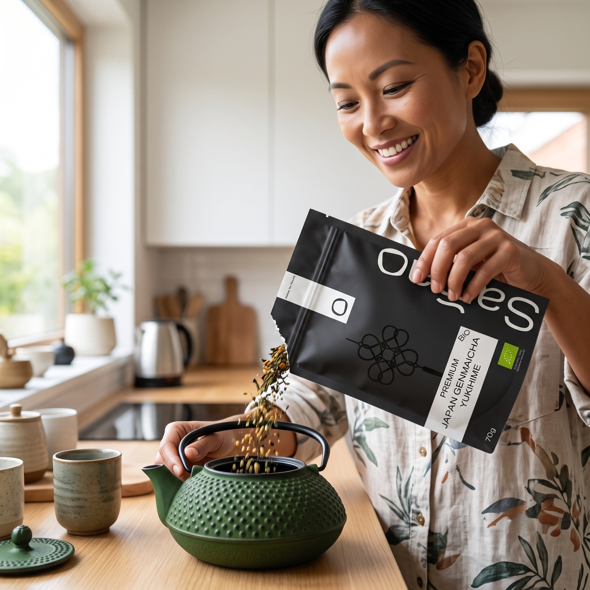 Thé Vert Bio - Japan Genmaicha Yukihime