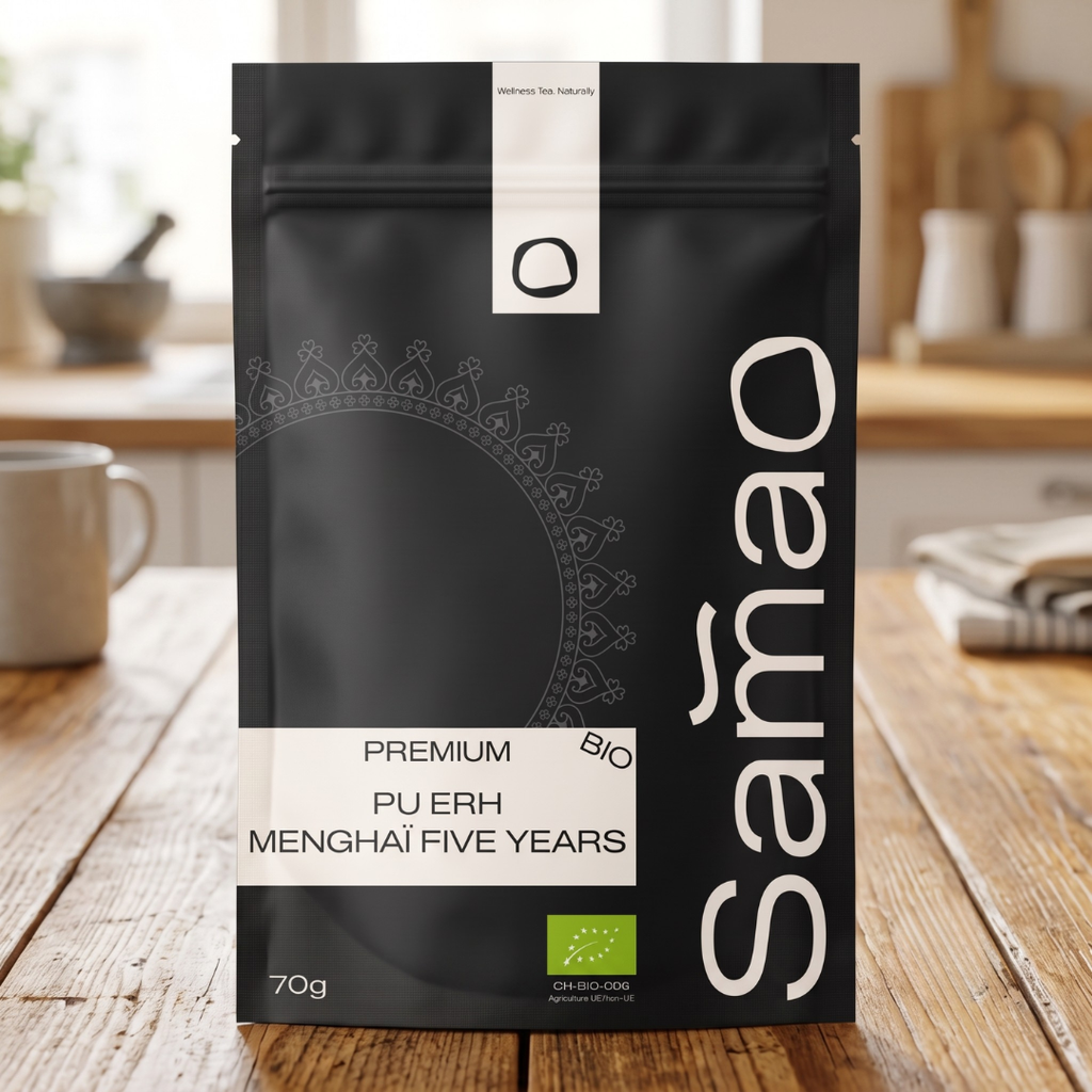 Grand Cru Pu Erh Menghaï 5 Ans d'Âge Bio