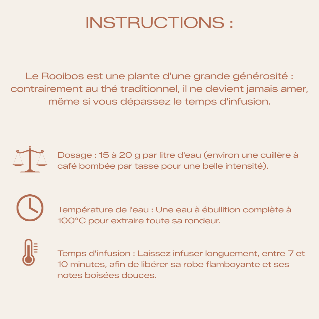 Rooibos Pur Bio d'Afrique du Sud