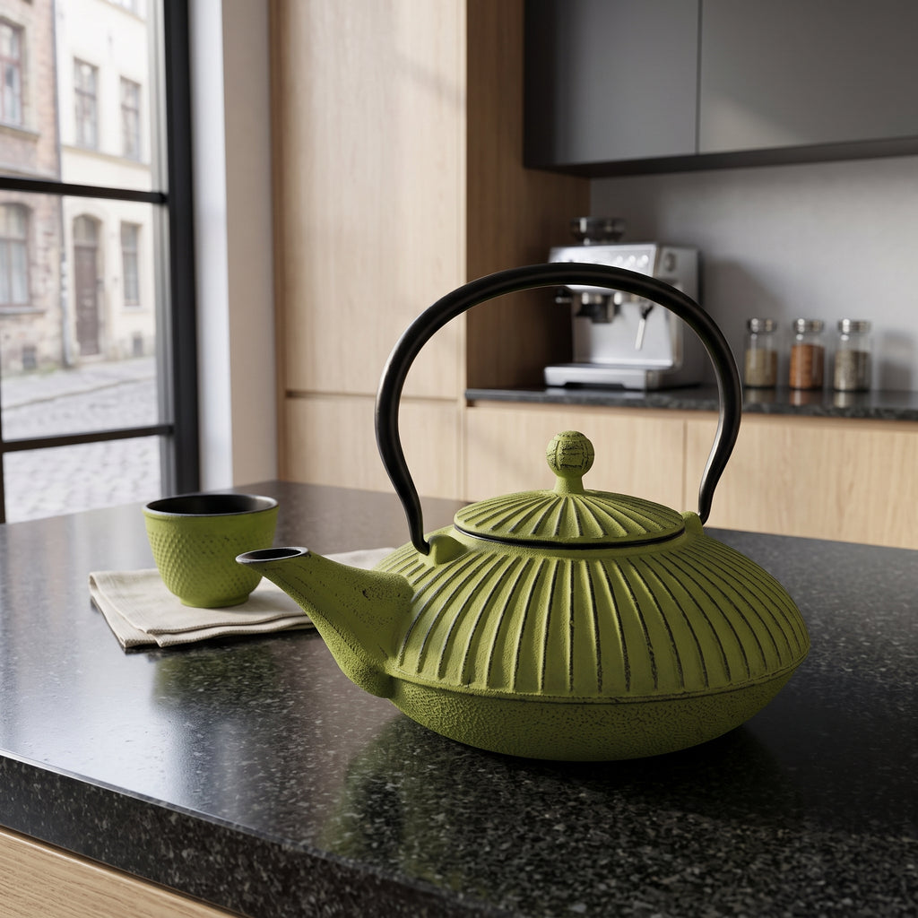 Théière en Fonte Émaillée IBILI 780ml (Compatible Induction)