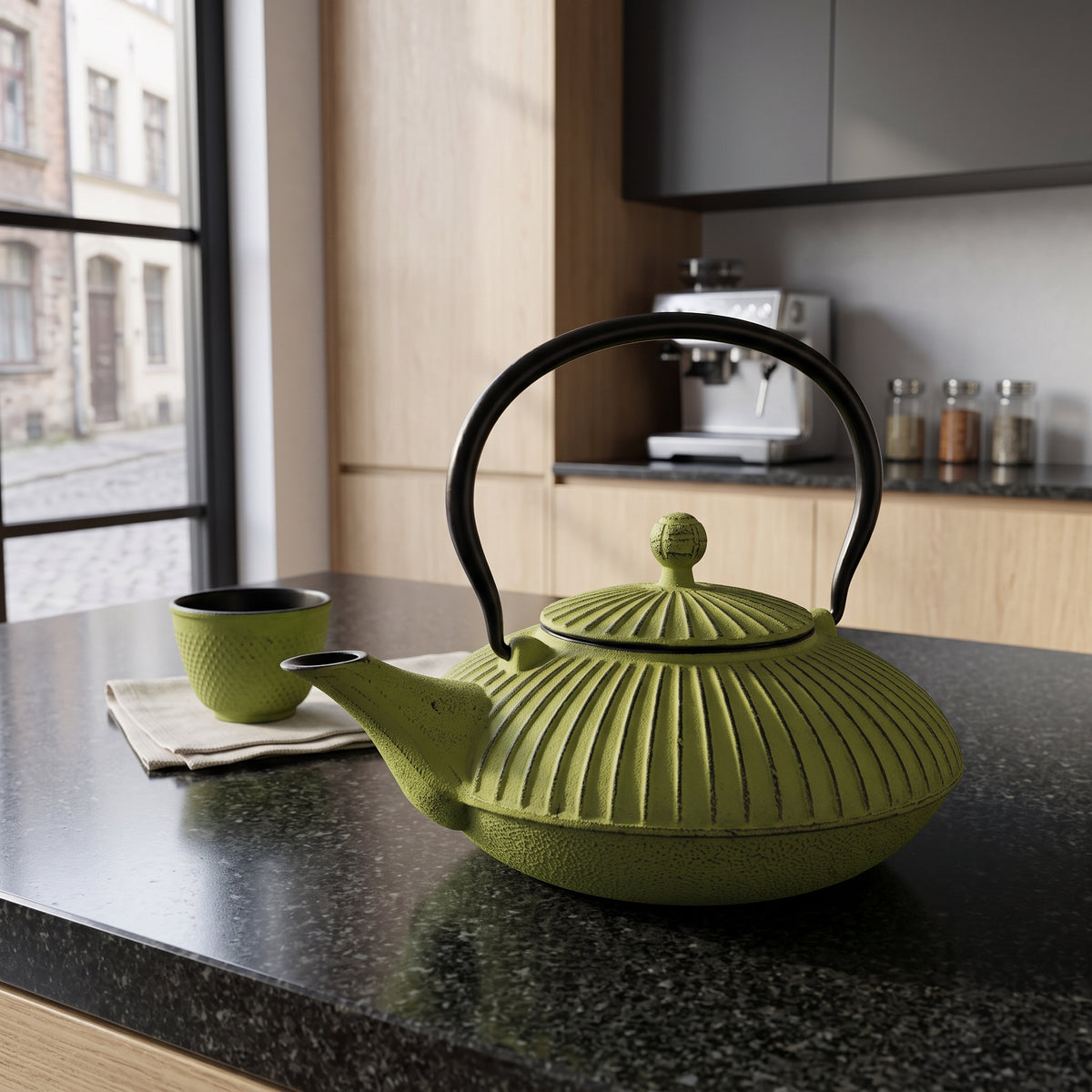Théière en Fonte Émaillée IBILI 780ml (Compatible Induction)