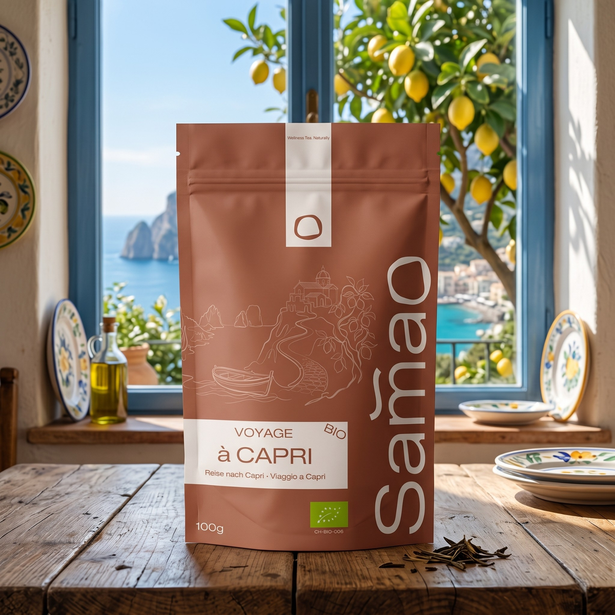 Thé Noir Bio - Voyage à Capri