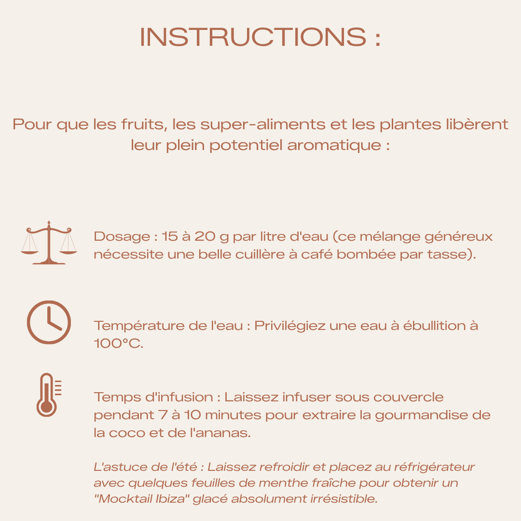 Infusion Bio Voyage à Ibiza - Exotisme & Douceur des Baléares