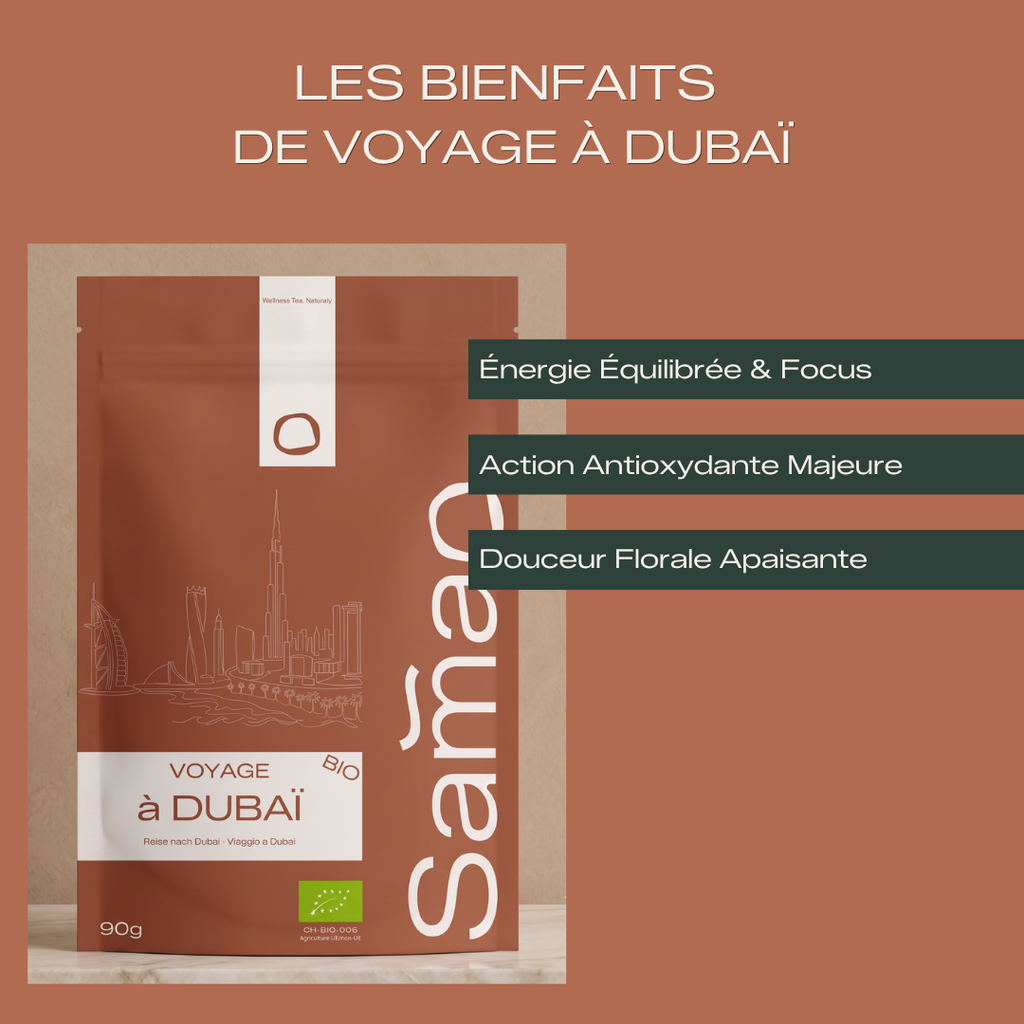 Thé Vert & Noir Bio - Voyage à Dubaï