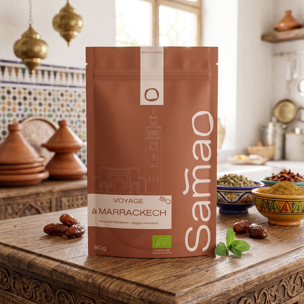 Thé Vert Bio à la Menthe - Voyage à Marrakech