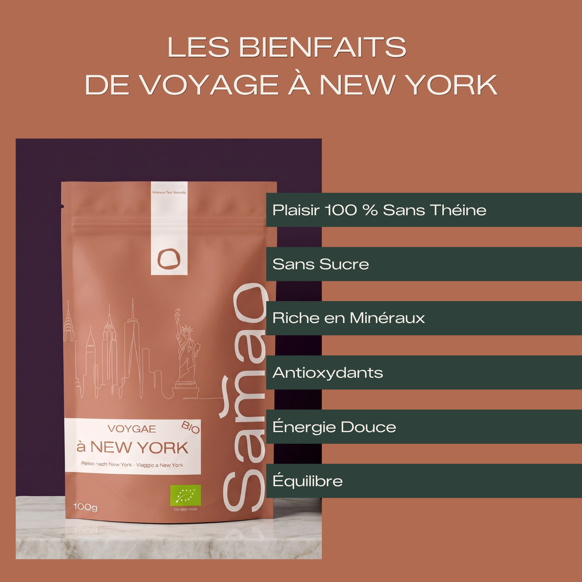 Rooibos Gourmand Bio - Voyage à New York